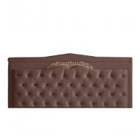 Cabeceira De Cama Box Painel Barcelona King 195 Cm Retro Capitonê Botão Encapados Suede Rosê Do Lar Móveis - 1