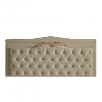 Cabeceira De Cama Box Painel Barcelona King 195 Cm Retro Capitonê Botão Encapados Suede Bege Do Lar Móveis - 1