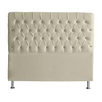 Cabeceira De Cama Box Estrela Casal 140 Cm Suede Botão Cristal Porcelana Do Lar Móveis E Decoração - 1