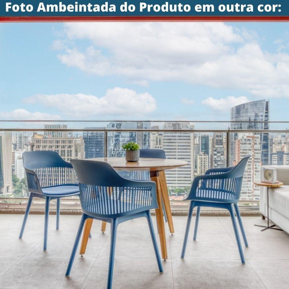 Kit 6 Cadeiras Montreal Marcela Fratini Almofada Em Pu Estrutura Em Polipropileno Marrom Capuccino - 9