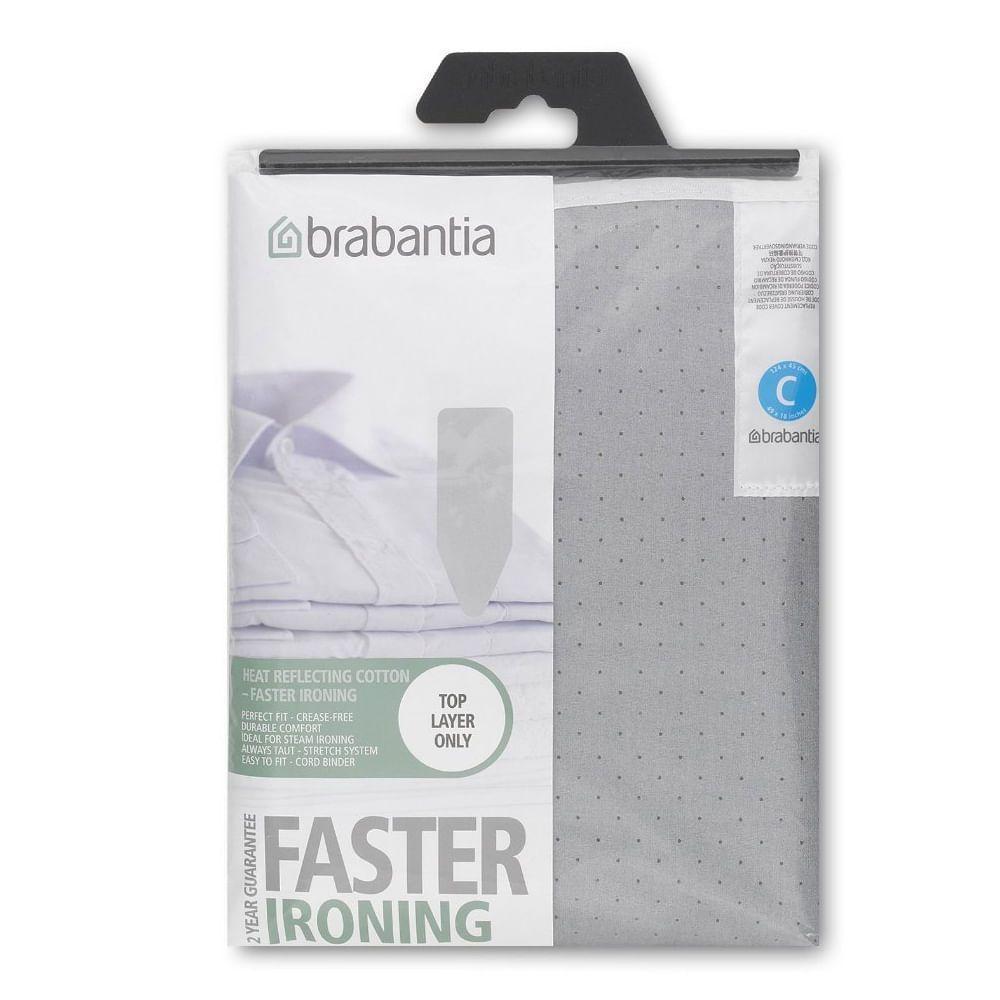 Capa Para Tábua De Passar Em Algodão Metalizado 124cm X 45cm Brabantia C - 2