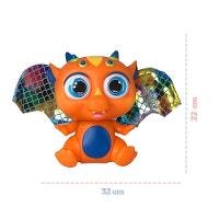 Bebê Dragão Flying Baby Com Asas - Laranja - 6