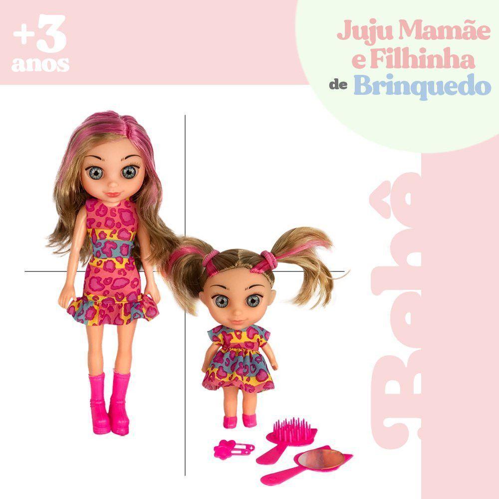 Boneca Juju Mommy Mamãe E Filhinha Com Acessórios - 3