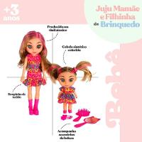 Boneca Juju Mommy Mamãe E Filhinha Com Acessórios