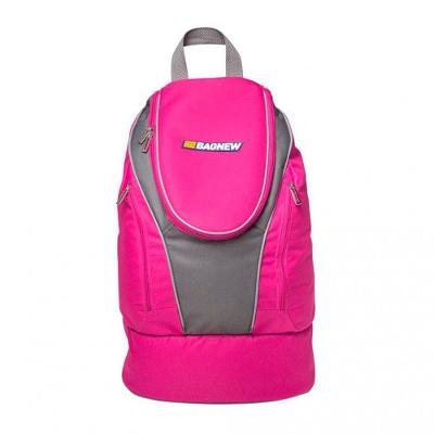 Mochila Térmica 4 Potes - Rosa Com Cinza Sport - Padrão: único