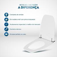 Assento Sanitario Scala Sterling Silver (cinza) Para Vaso Ideal Standard - 3