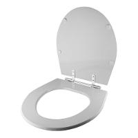 Assento Sanitario Ritz Cinza Real Para Vaso Deca - 6