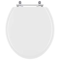 Assento Sanitário Laqueado Convencional Oval Branco Para Vaso Celite - 1