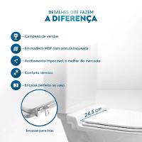 Tampa De Vaso Atrium Biscuit (bege Claro) Para Bacia Incepa 6lpf - 5