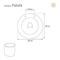 Assento Sanitario Futura Marfim (bege Claro) Para Vaso Hervy - 3