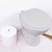 Assento Sanitario Poliester Azalea Cinza Prata Para Vaso Celite - 2