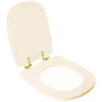 Assento Sanitário Com Fechamento Lento Paris Bone Para Vaso Ideal Standard Com Ferragem Dourada - 5