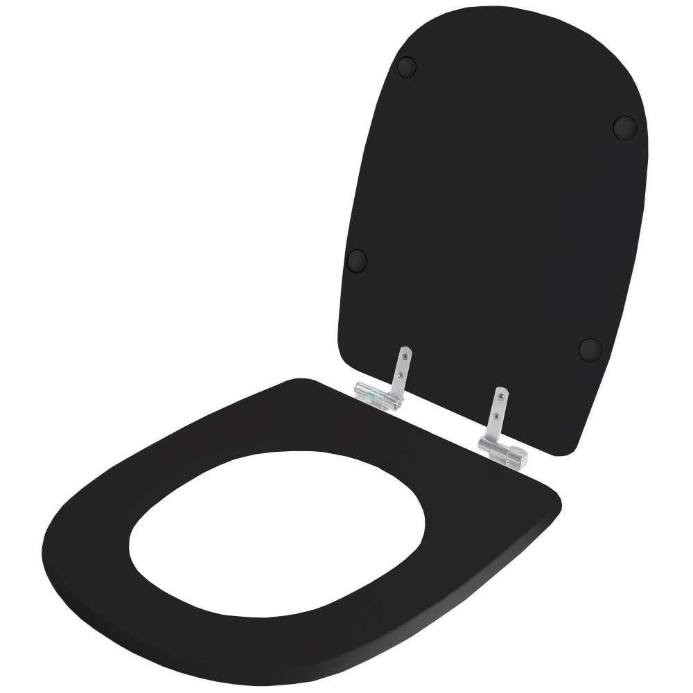 Assento Sanitário Soft Close Donna Preto Para Vaso Santamarina - 6