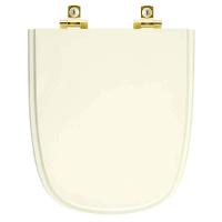 Assento Sanitário Soft Close Ibiza Biscuit Para Vaso Incepa Com Ferragem Dourada - 1