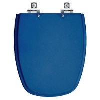Assento Sanitário Soft Close Monte Carlo Azul Para Vaso Deca - 1