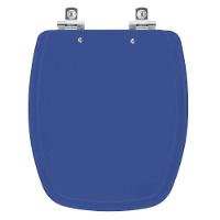 Assento Sanitário Soft Close Primula Plus Azul Para Vaso Fiori - 1