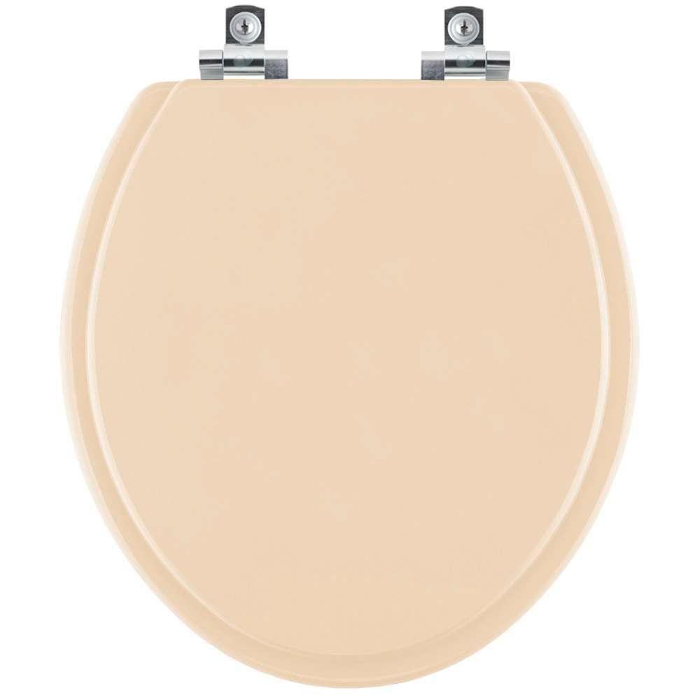 Assento Sanitário Com Fechamento Lento Convencional Oval Rosa Floral Para Vaso Deca - 1