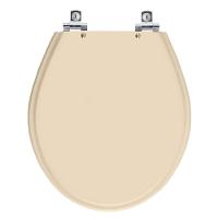 Assento Sanitário Soft Close Ravena Amendoa Para Vaso Deca - 1