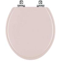 Assento Sanitário Soft Close Convencional Oval Salmao Para Vaso Icasa - 1