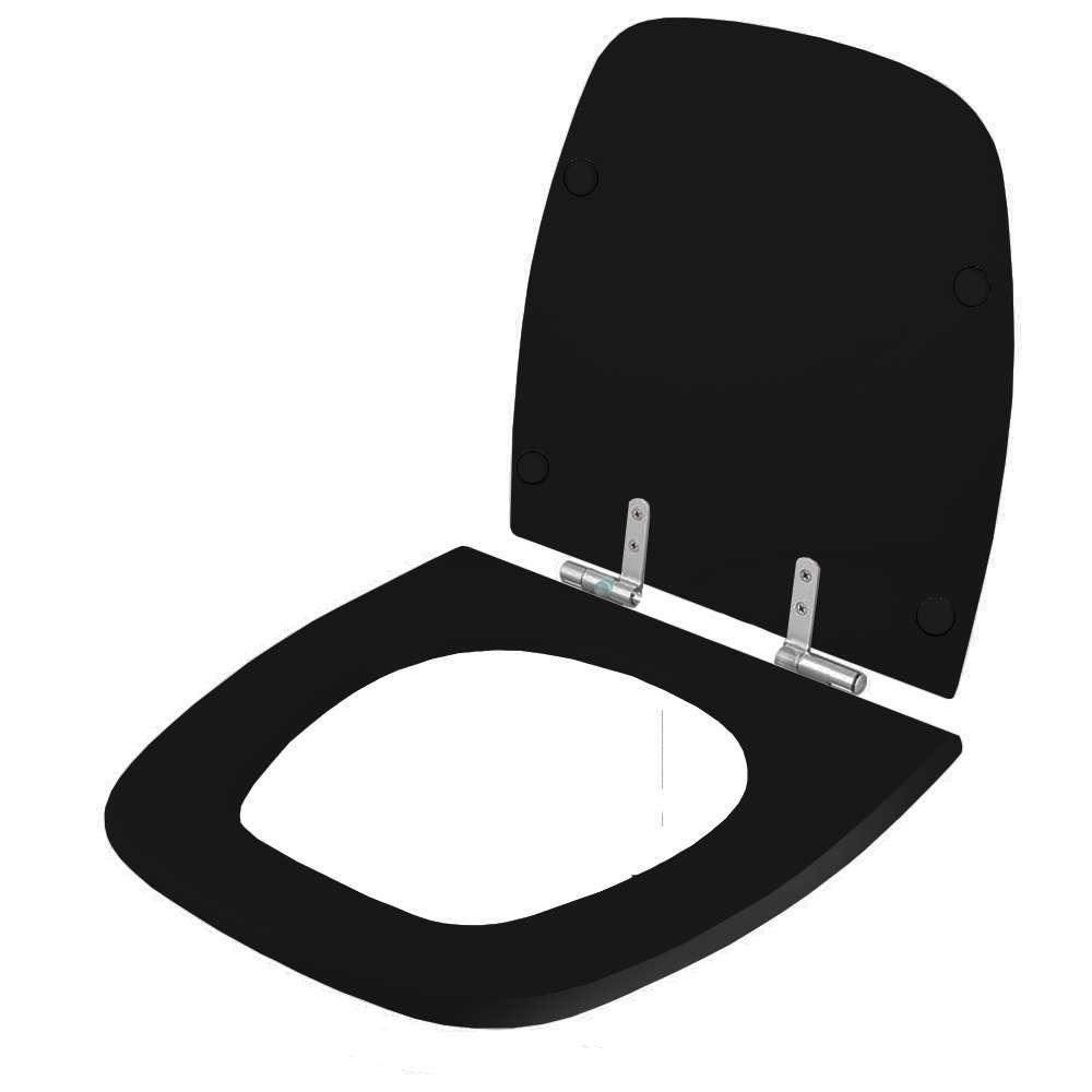 Assento Sanitário Soft Close Avant Plus Preto Para Vaso Incepa - 6