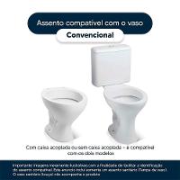 Assento Sanitário Poliester Oval Transparente Decorado Borboleta Azul Com Ferragem Dourada