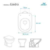 Assento Sanitário Soft Close Ezedra Ametista Para Vaso Ideal Standard - 5
