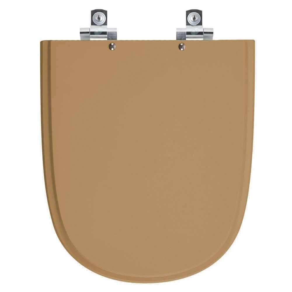 Assento Sanitário Soft Close Ezedra Amendoa Para Vaso Ideal Standard - 1