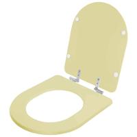 Assento Sanitário Soft Close Carrara Bege Saara Para Vaso Deca - 6