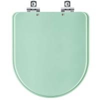 Assento Sanitário Soft Close Jasmim Verde Claro Para Vaso Fiori - 1