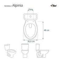 Assento Sanitário Soft Close Alpinia Branco Para Vaso Fiori Com Ferragem Dourada - 5