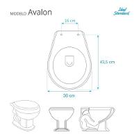 Assento Sanitário Soft Close Avalon Verde Amazonia Para Vaso Ideal Standard - 5