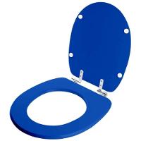 Assento Sanitário Soft Close Aspen Azul Para Vaso Deca - 6