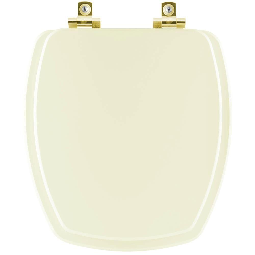 Assento Sanitário Soft Close Thema Biscuit Para Vaso Incepa Com Ferragem Dourada - 1