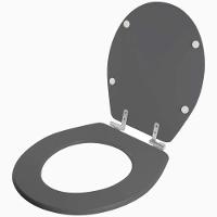 Assento Sanitário Soft Close Carina Cinza Quartzo Para Vaso Ideal Standard - 5