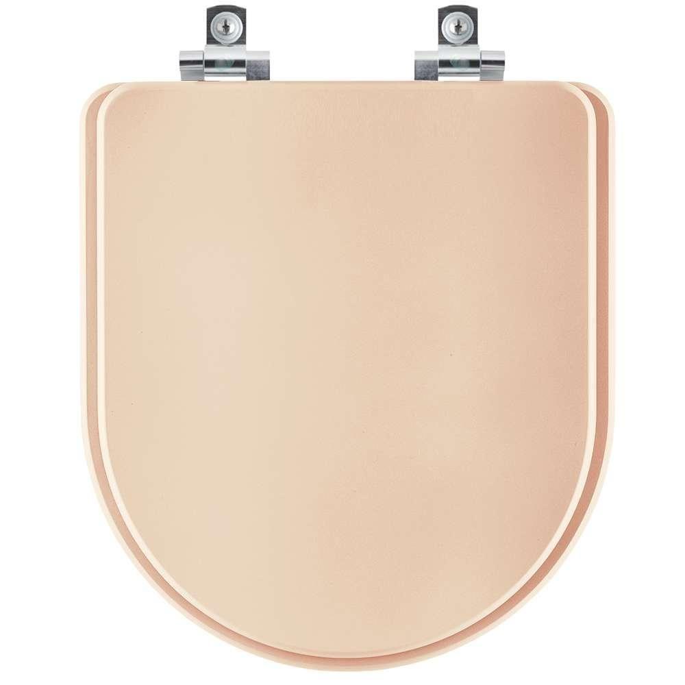 Assento Sanitário Soft Close San Remo Rose Para Vaso Hervy - 1