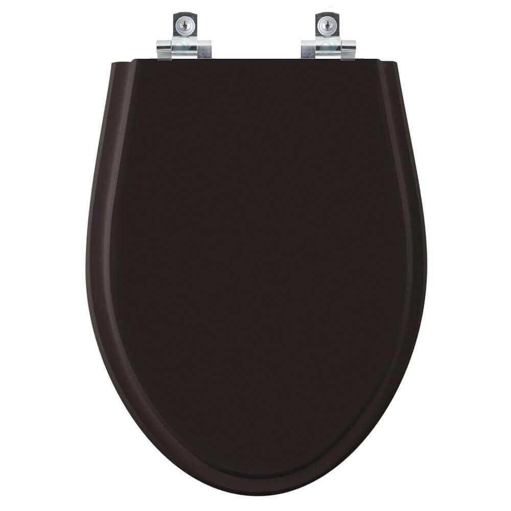 Assento Sanitário Soft Close Victoria Preto Para Vaso Ideal Standard - 1
