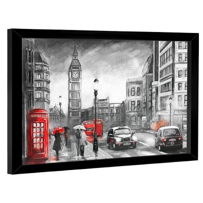 Quadro Decorativo Londres Estilo Pintura