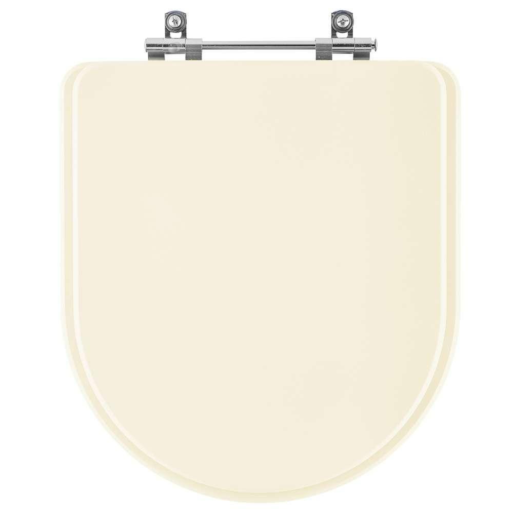 Assento Sanitario Poliester Luna Palha (bege Claro) Para Vaso Icasa - 1