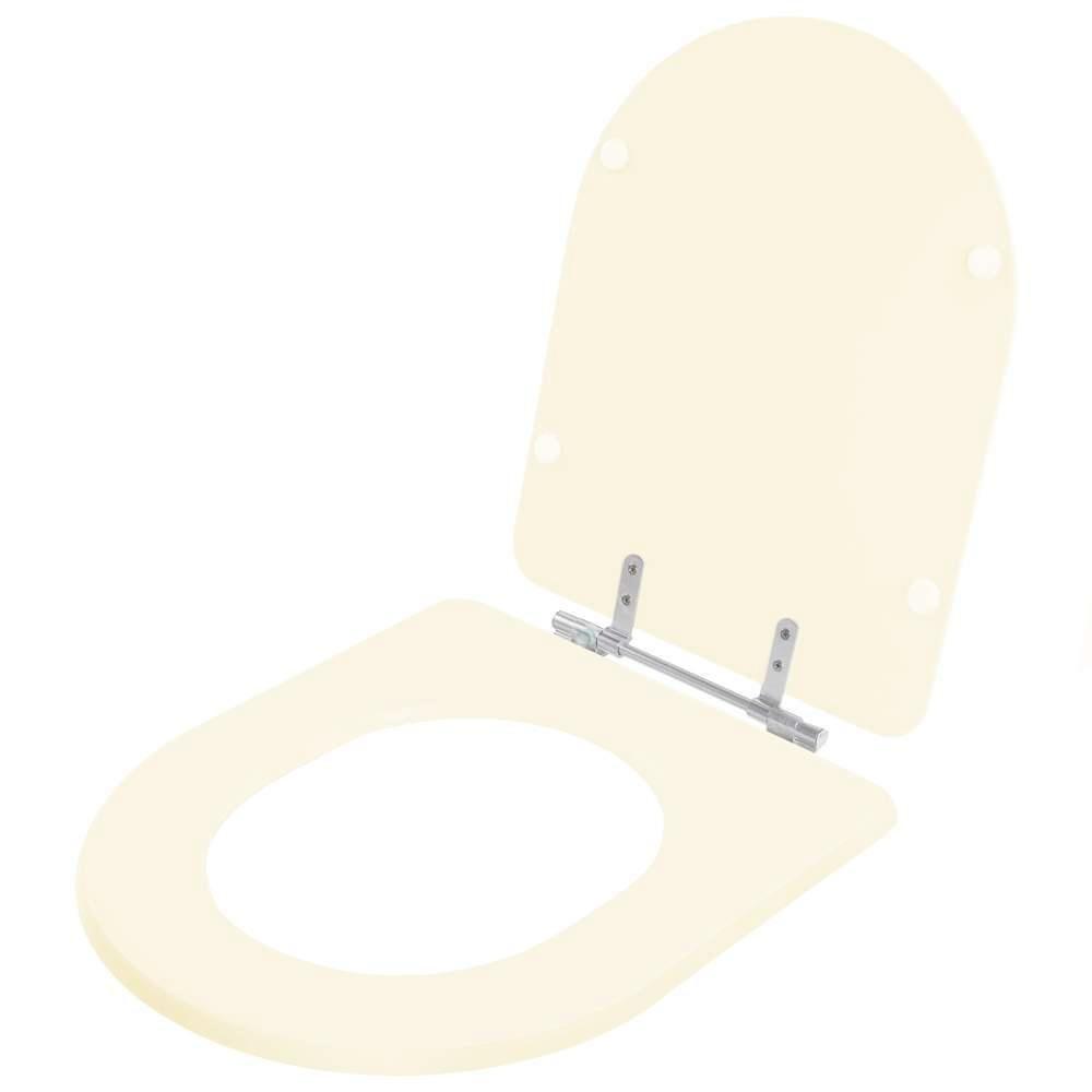 Assento Sanitario Poliester Luna Palha (bege Claro) Para Vaso Icasa - 2