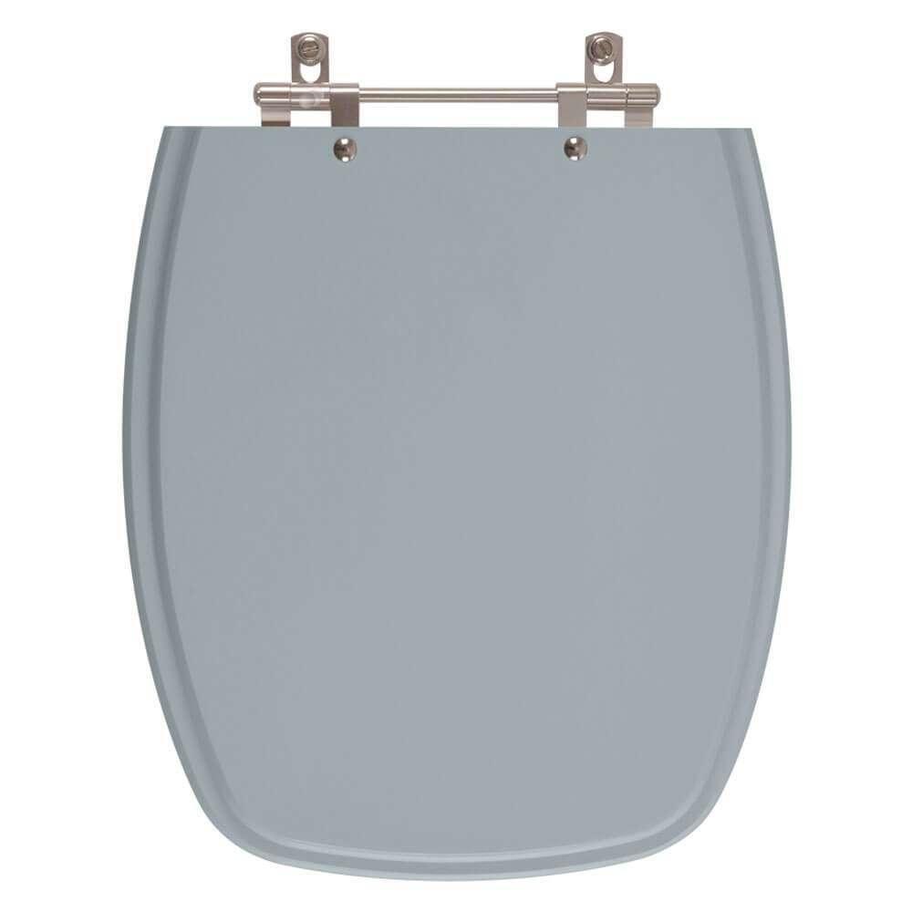 Assento Sanitario Primula Plus Cinza Escuro Para Vaso Fiori - 1