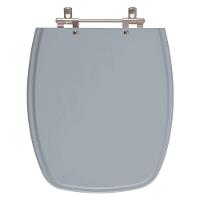 Assento Sanitario Primula Plus Cinza Escuro Para Vaso Fiori - 1