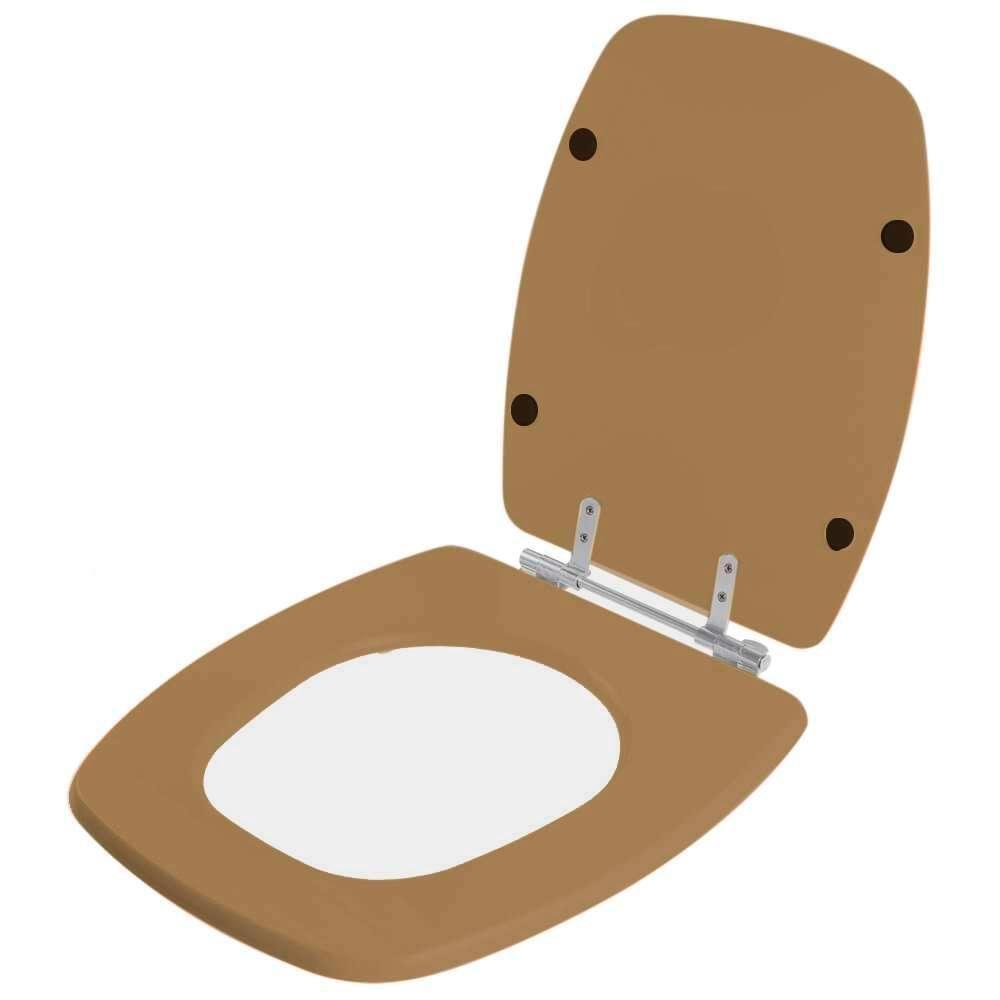 Assento Sanitario Stylus Amarelo Terra Para Vaso Celite - 3