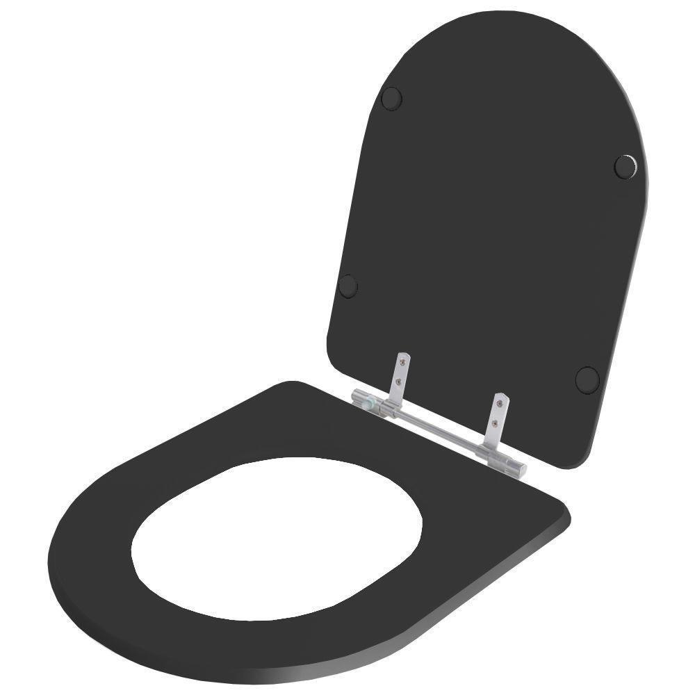 Assento Sanitario Belle Epoque ébano (preto) Para Vaso Deca - 6