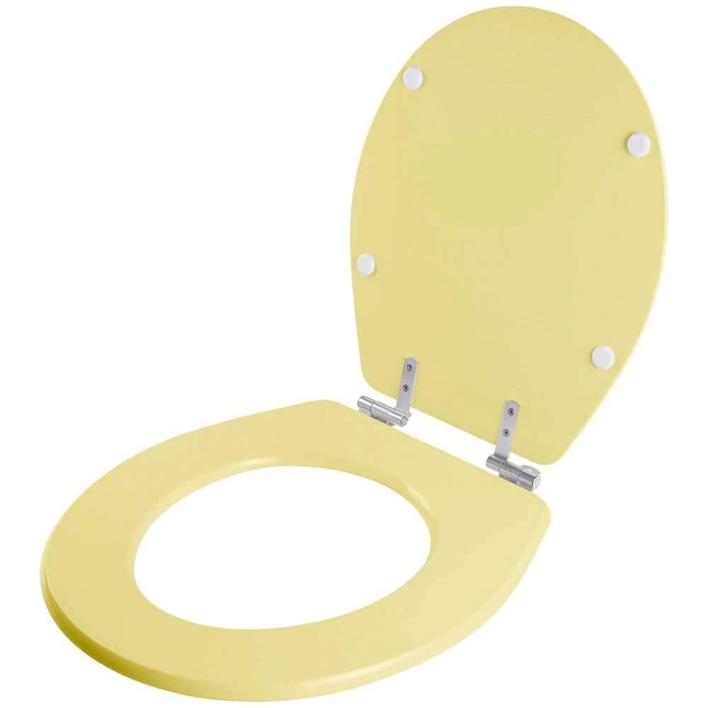 Assento Sanitário Soft Close Ravena Bege Saara Para Vaso Deca - 6