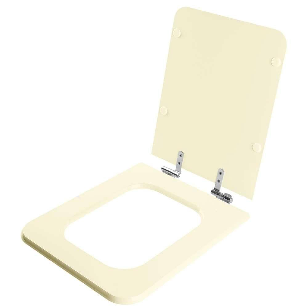 Assento Sanitário Soft Close Square Biscuit Para Vaso Incepa - 6