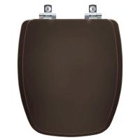 Assento Sanitário Soft Close Stylus Marrom Café Para Vaso Celite - 1