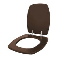 Assento Sanitário Soft Close Stylus Marrom Café Para Vaso Celite - 6