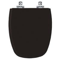 Assento Sanitário Soft Close Venice Preto Para Vaso Belize - 1