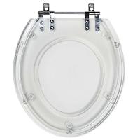Assento Sanitario Poliester Carina Transparente Para Vaso Ideal Standard - 1