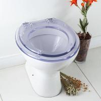 Assento Sanitario Poliester Diamantina Transparente Para Vaso Icasa - 5